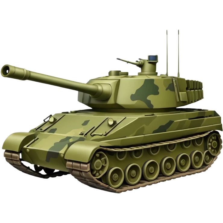 Military tank emoji