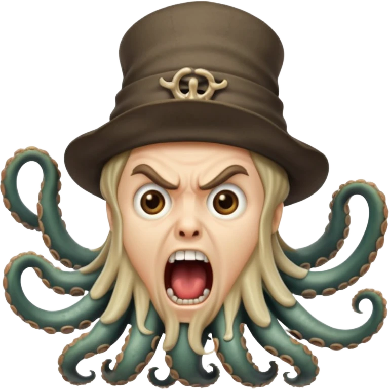 davy jones screaming emoji