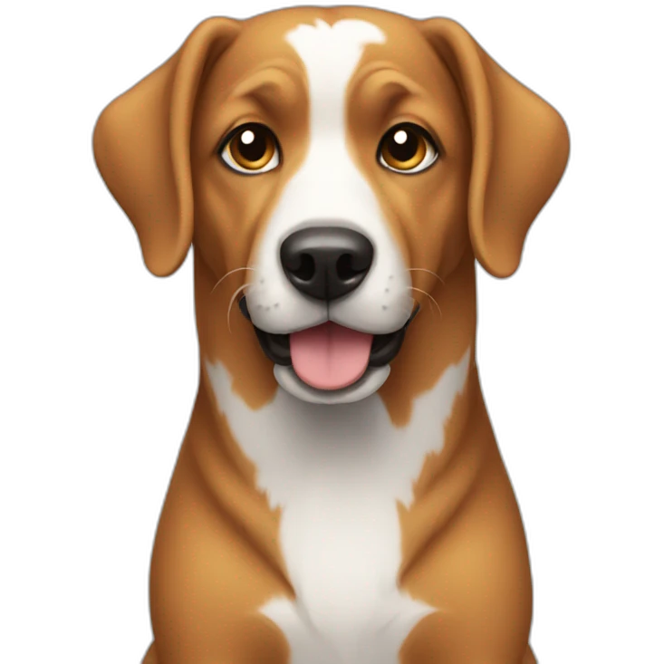 Dog designer emoji