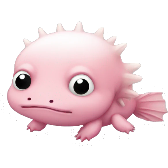 sad axolotl  emoji