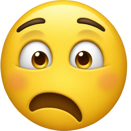 default yellow emoji groaning with hand on face; visibly annoyed emoji
