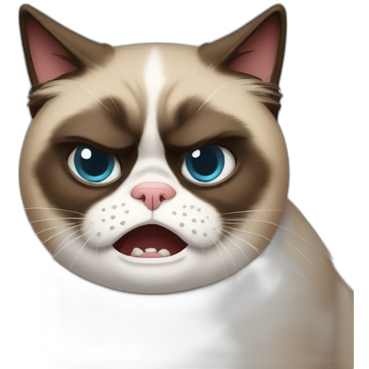 human grumpy cat emoji