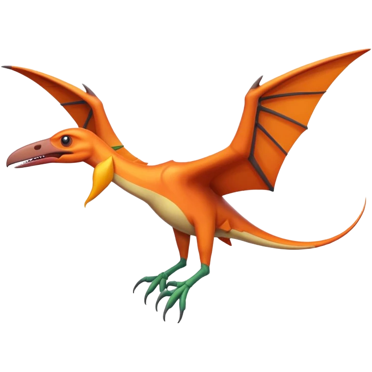 ios-style pterodactyl emoji emoji