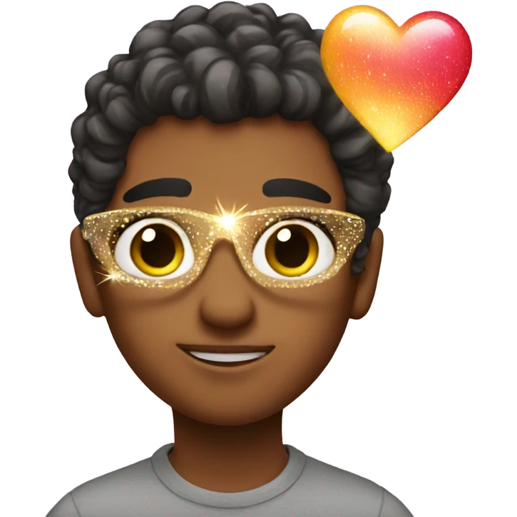 Love with sparkles  emoji