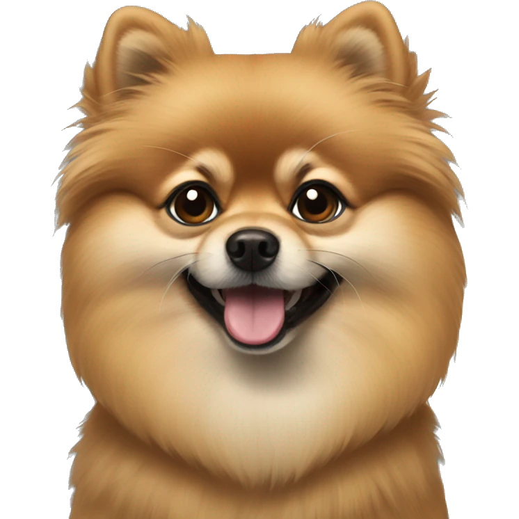 Sable Pomeranian emoji