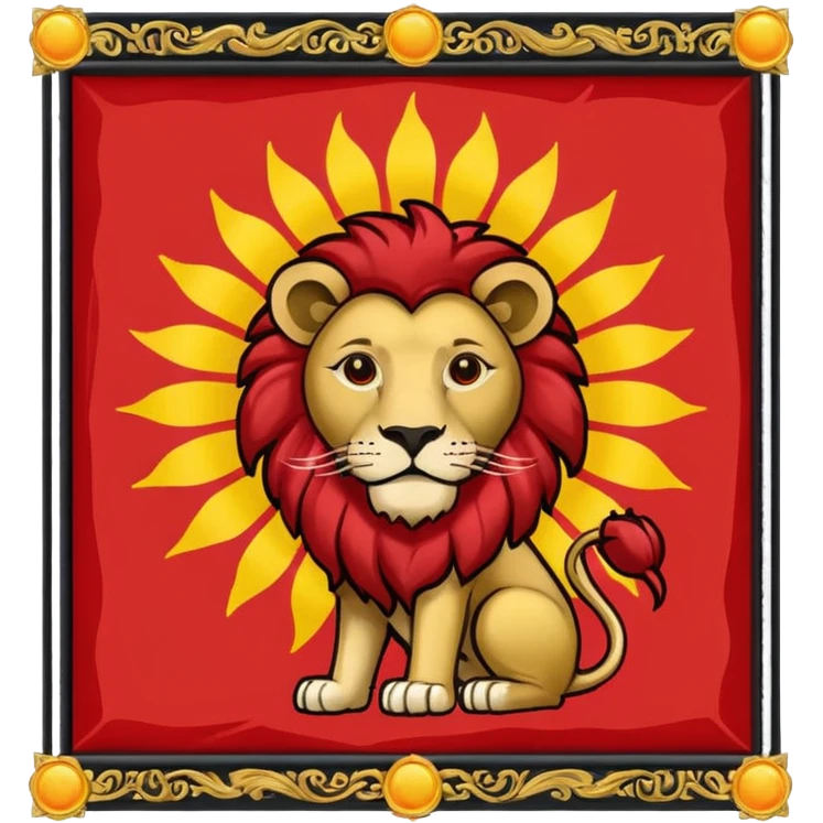 پرچم شیرخورشید ایران emoji