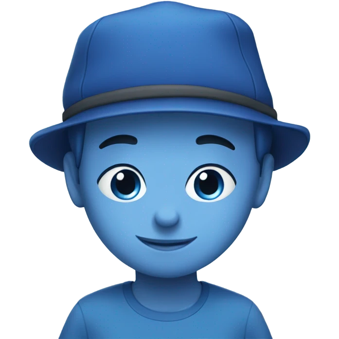 boy with blue hat emoji