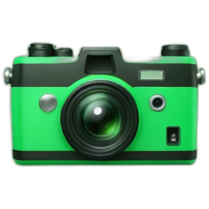 green disposable camera emoji