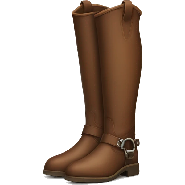 English equestrian boots emoji