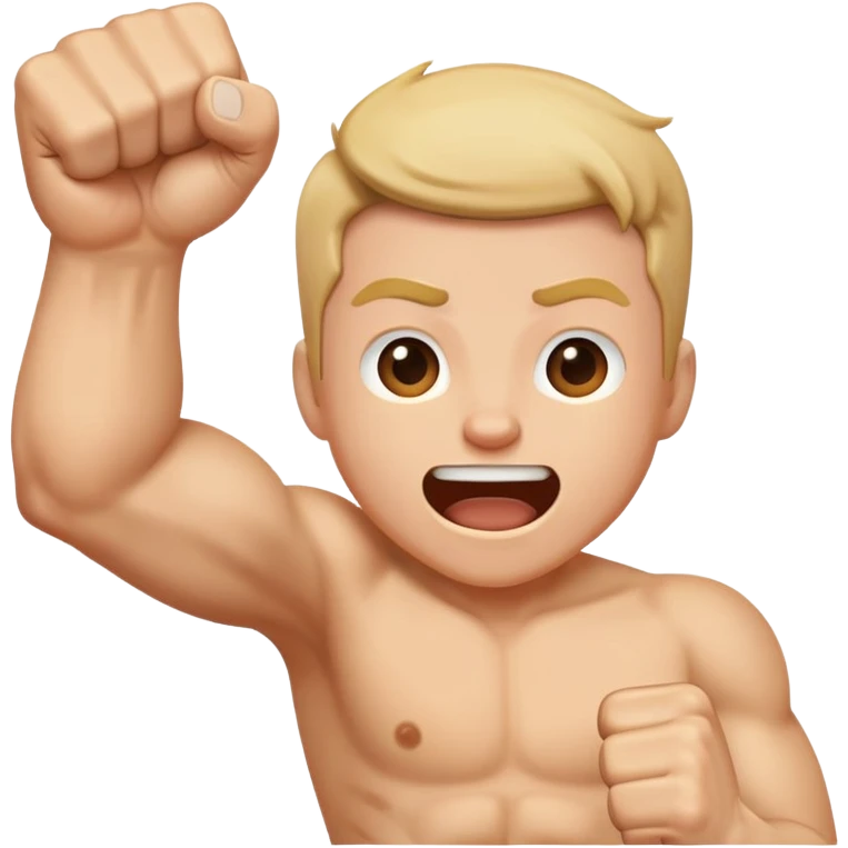 excited pumping my fist down emoji