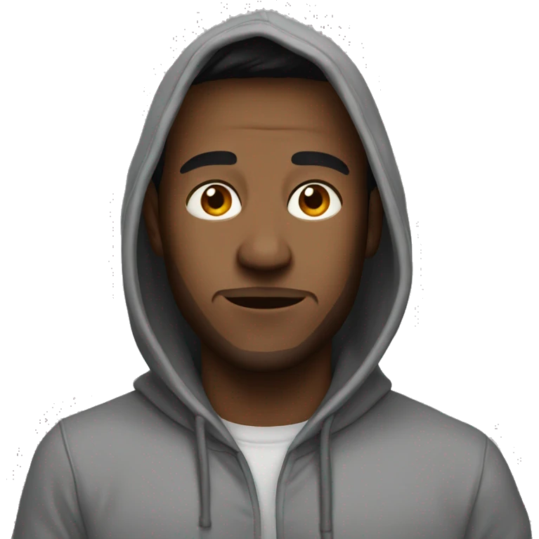 A guy in hoodie  emoji