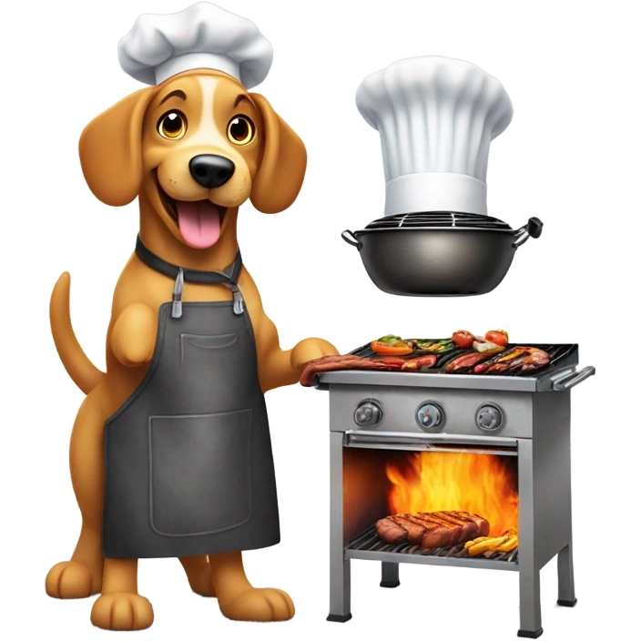 Dog grilling  emoji