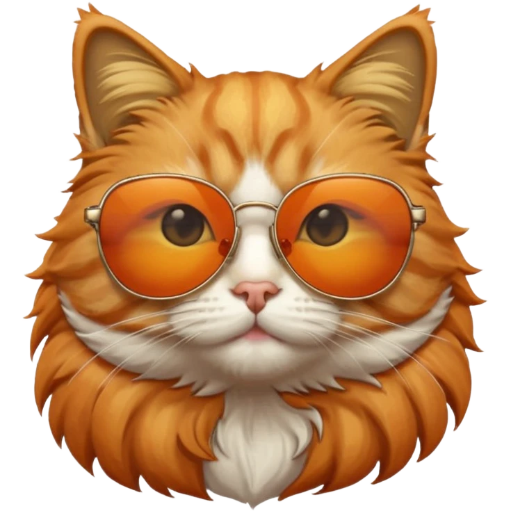 Cat wearing sunglasses emoji