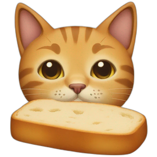 cat bread emoji