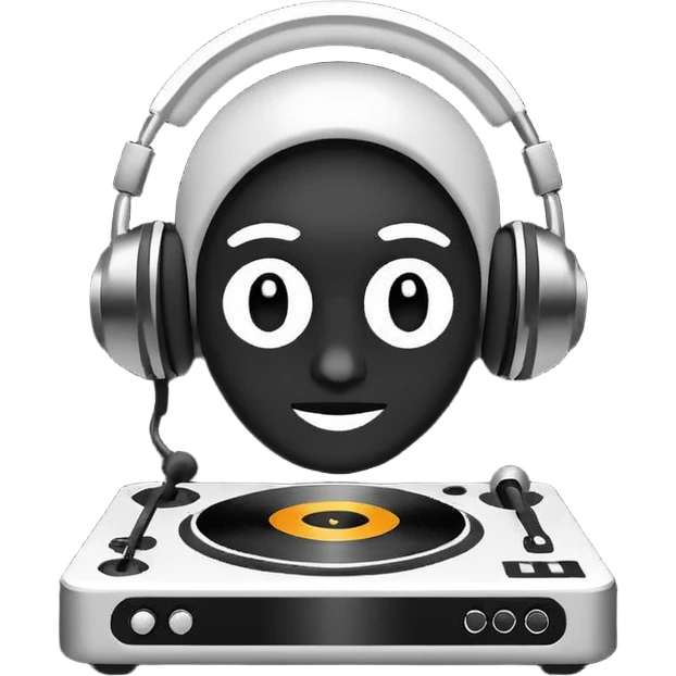 Make a logo for Deejay Harris  emoji
