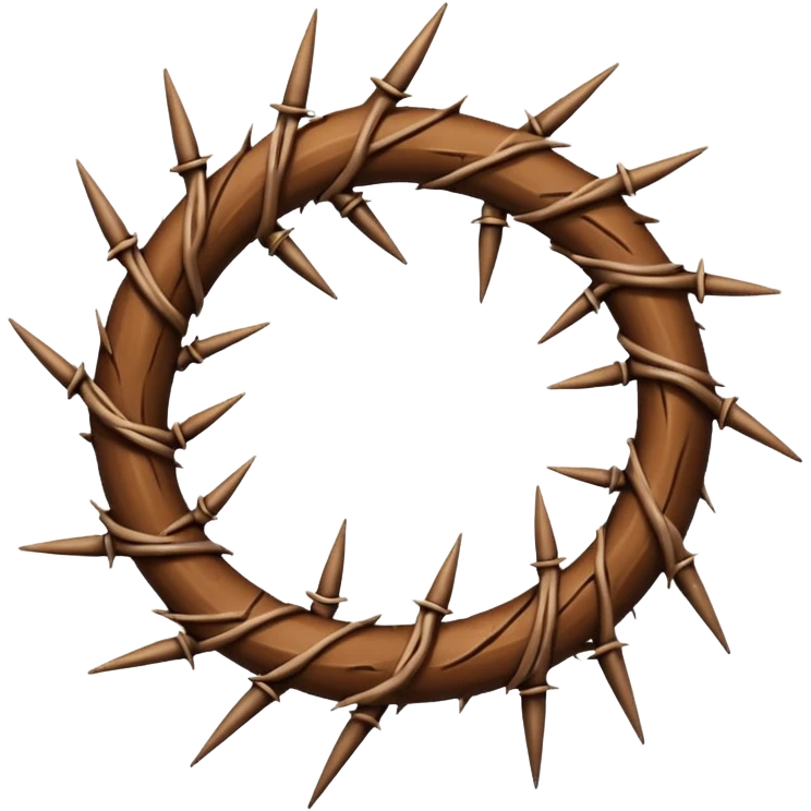 crown of thorns  emoji