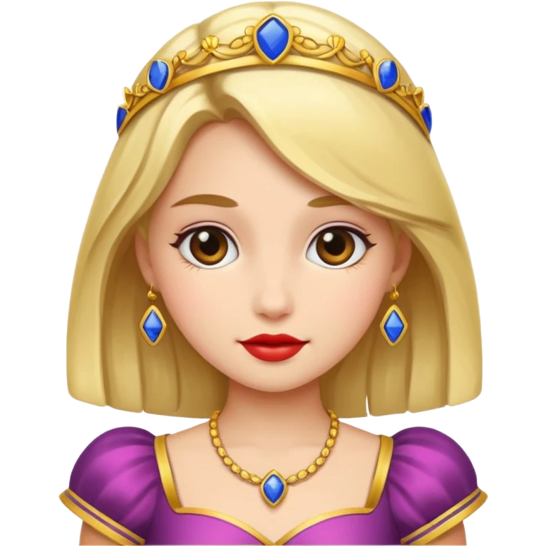 very fancy girl european emoji