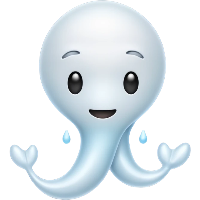 sperm emoji, simple emoji