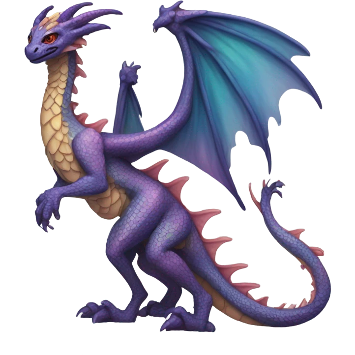 Pregnant dragon alien woman, full body emoji