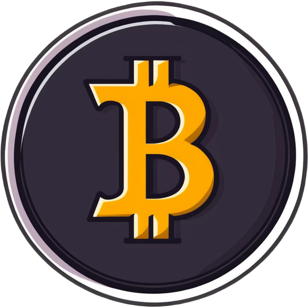 Kaspa cryptocurrency coin with stylized K logo emoji