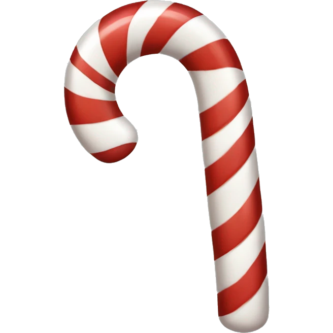 singular candy cane emoji