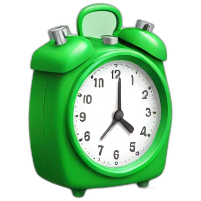 green timer emoji