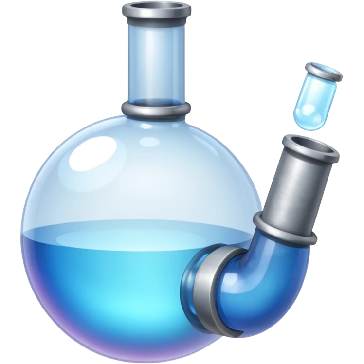 Bubble pipe made of quartz emoji