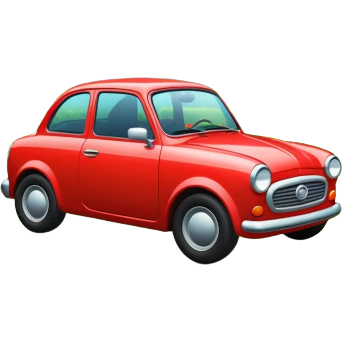 car with garden emoji