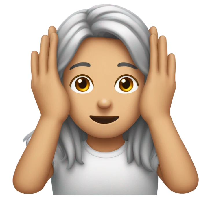 hands on ears  emoji