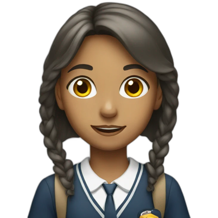 Schoolgirl emoji