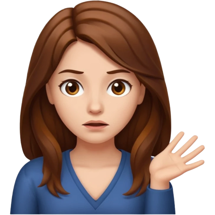 emoji of a shrugging woman that doesn't care emoji