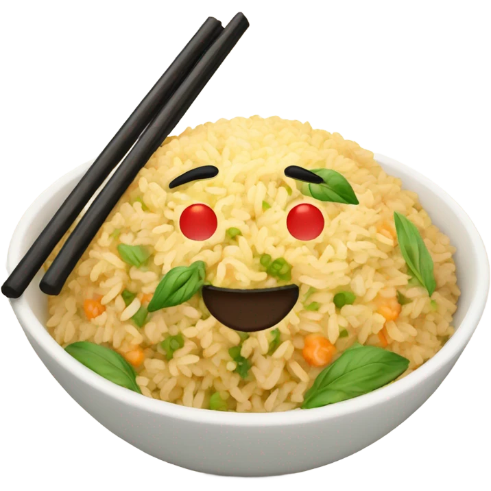 Basil fried rice emoji