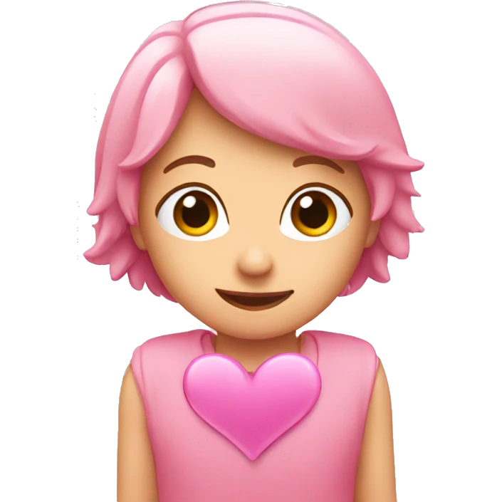 Pink hearts emoji