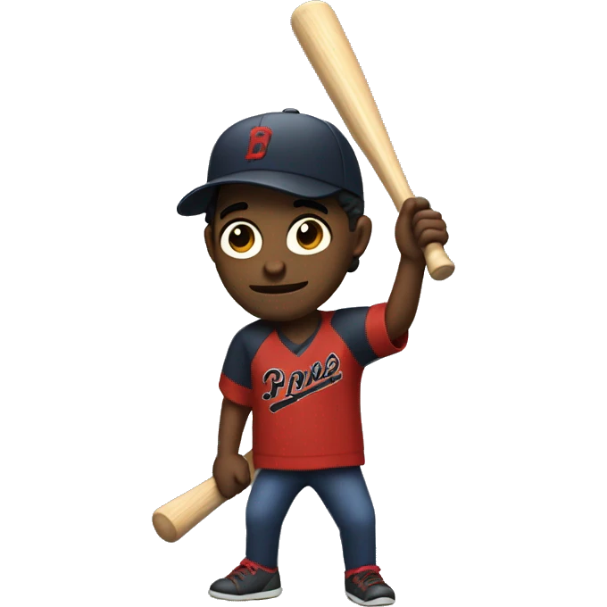 me with baseball bat emoji
