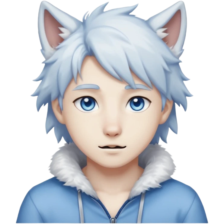 Wolf Anime Boy emoji