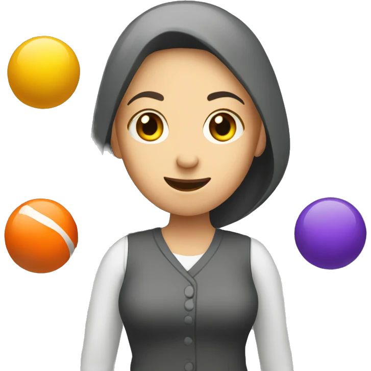 Women playing boules game emoji