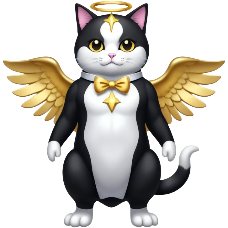 Gay King Kong Super duper Transcendent celestial infinity cosmic galactic energy Mega neon unicorn dragon hydra hyper rare golden penguin Golden Divine god angel Omni Black and white Super muscular Buff sigma Gigachad cat full body tuxedo colored  emoji