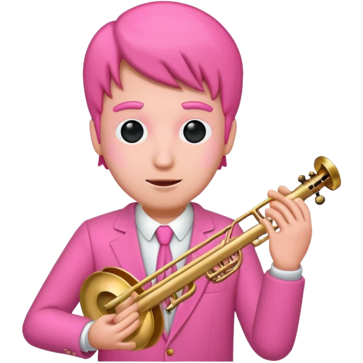 pink musician man  emoji