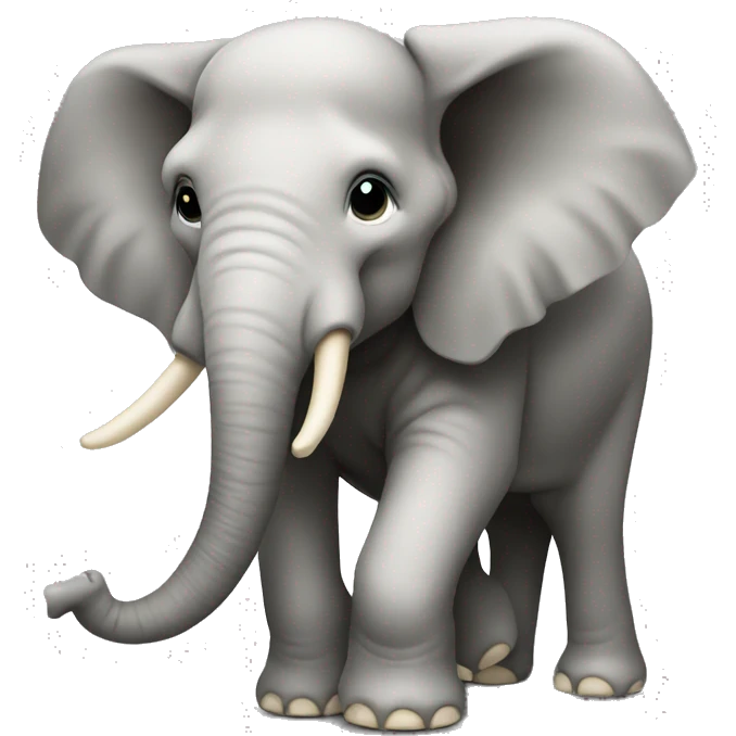 Blonde elephant emoji