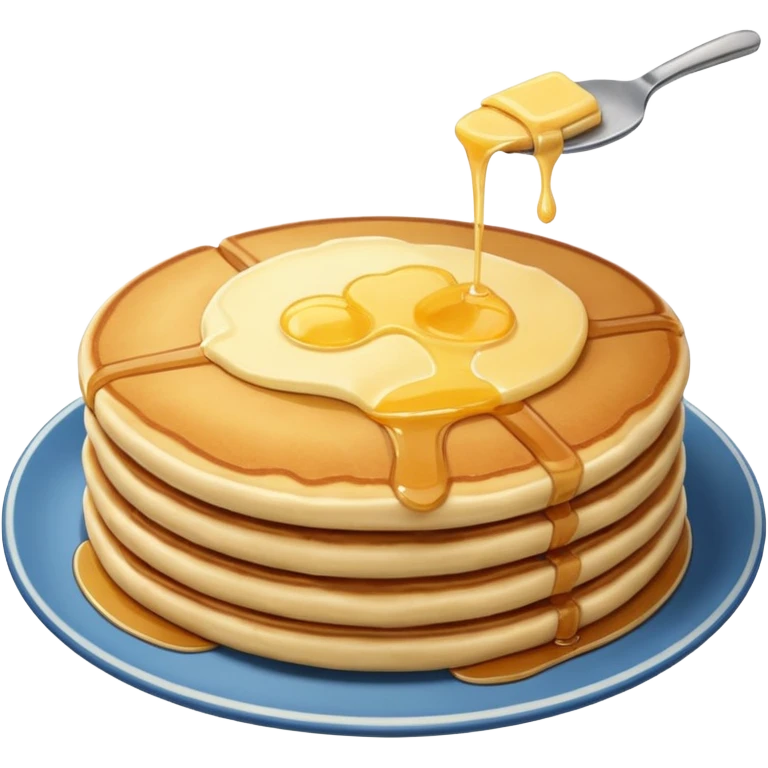 breakfast pancake (no dripping) emoji