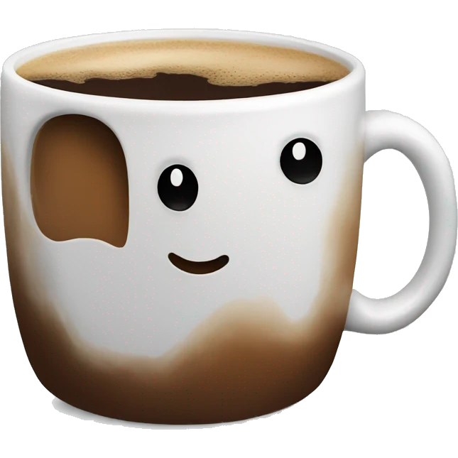 Hot coffee in a Big mug emoji