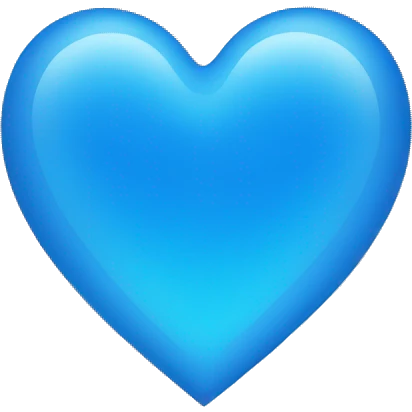 blue heart emoji