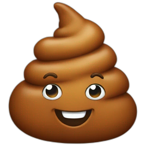 Happy poop emoji