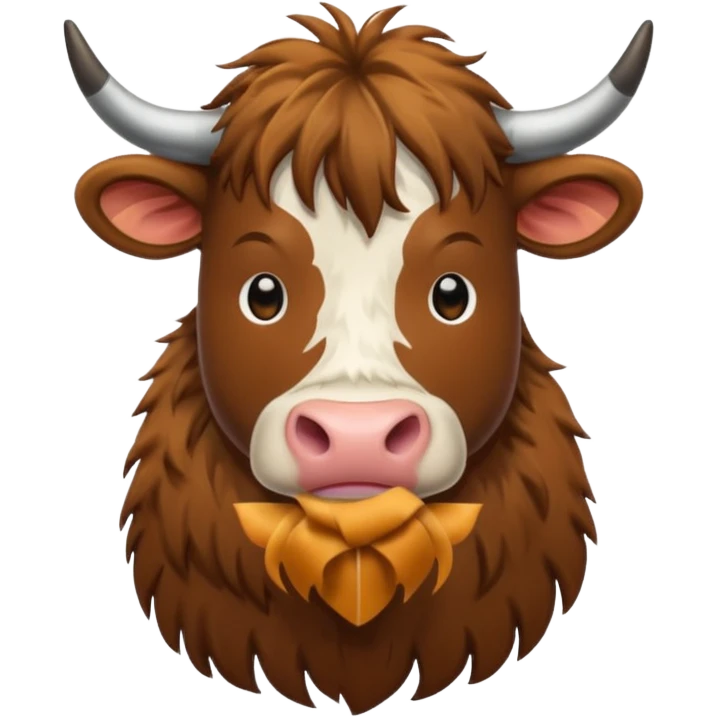 Highlander cow emoji