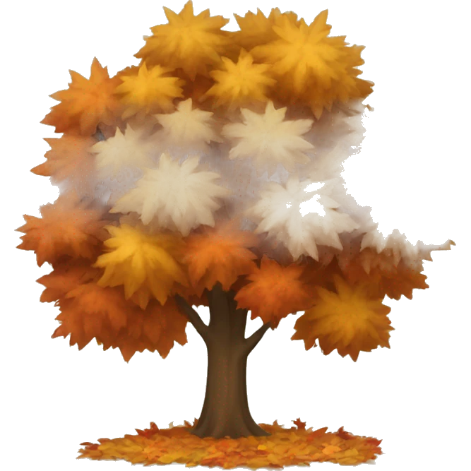 fall trees emoji
