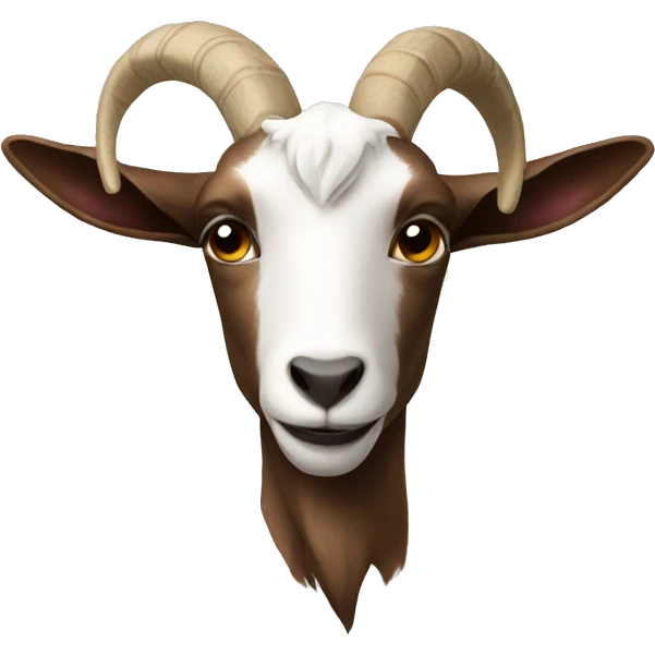 head with goat emoji