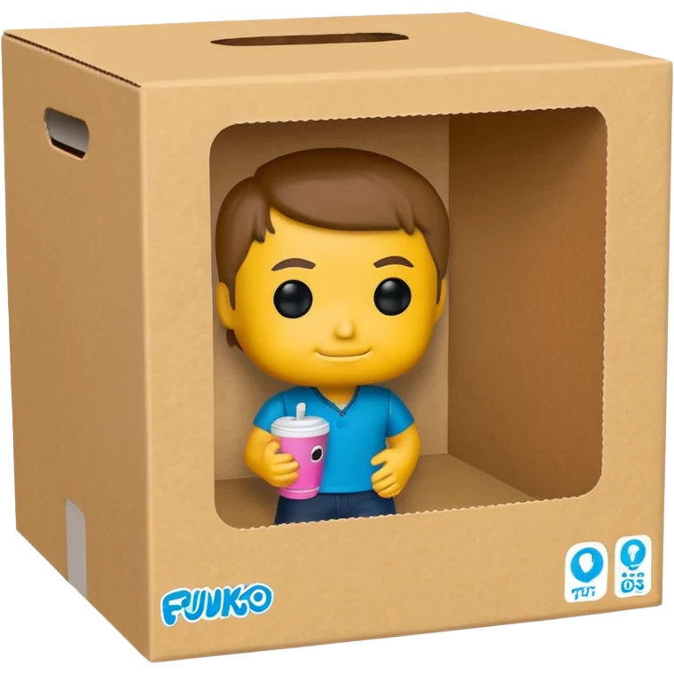 Funko pop box emoji