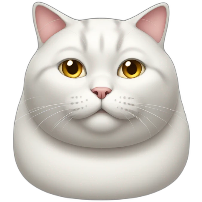 Obese cat emoji