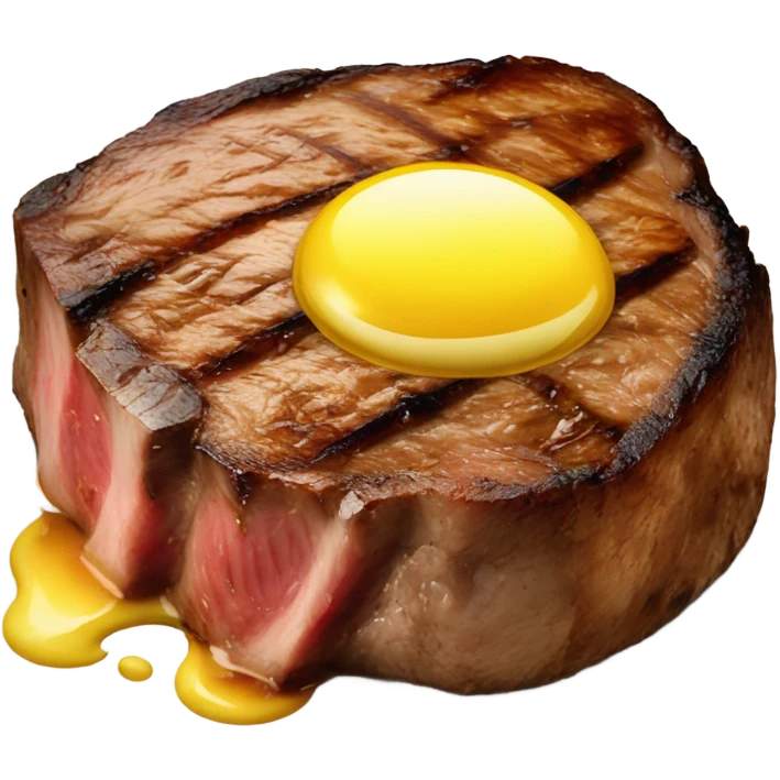 Steak with a gril emoji