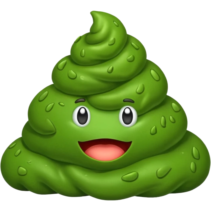 green poop emoji